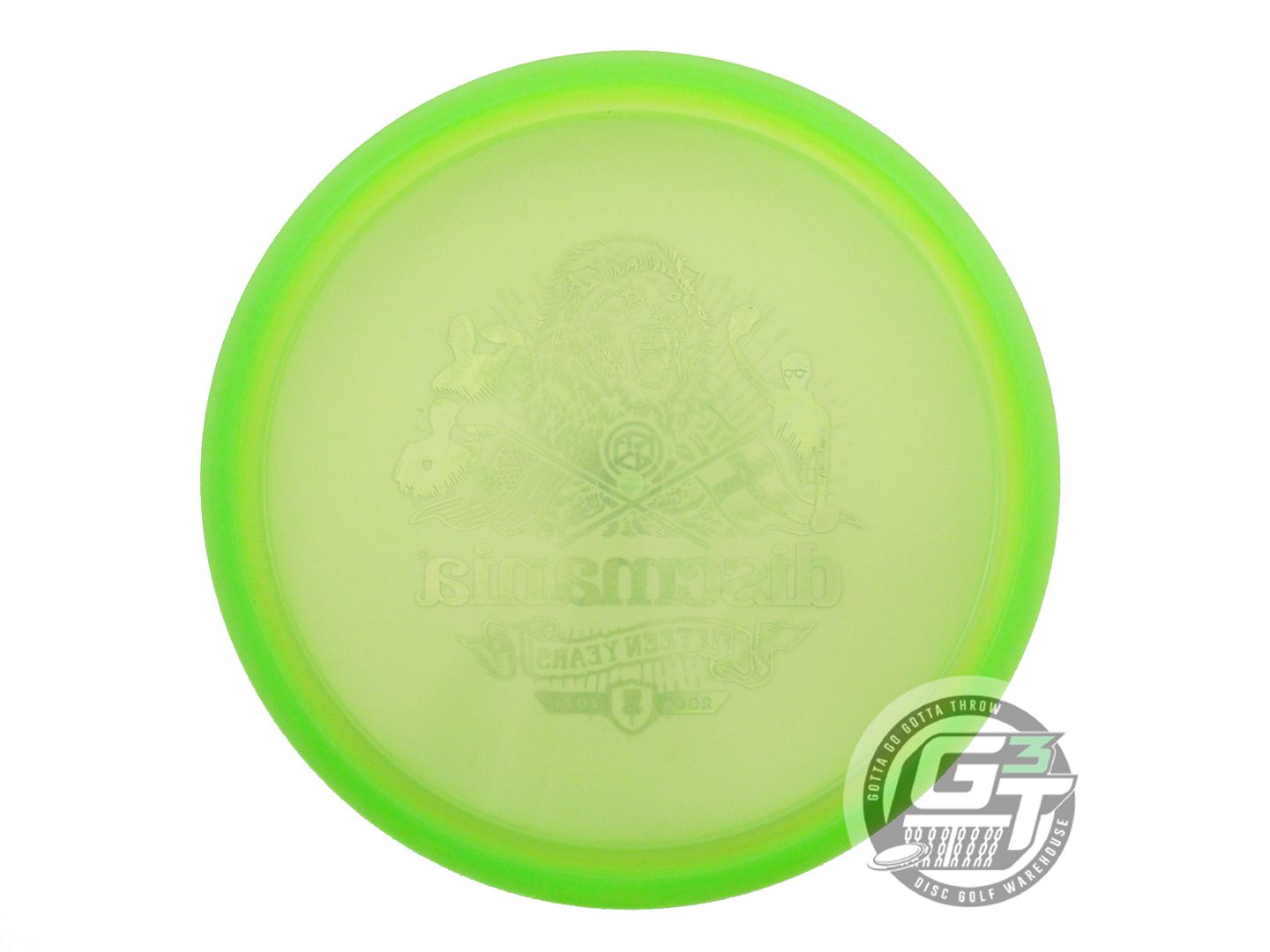NOS DiscMania [15 YEAR] C-Line MD1 180g Lime Money Foil Midrange Golf Disc