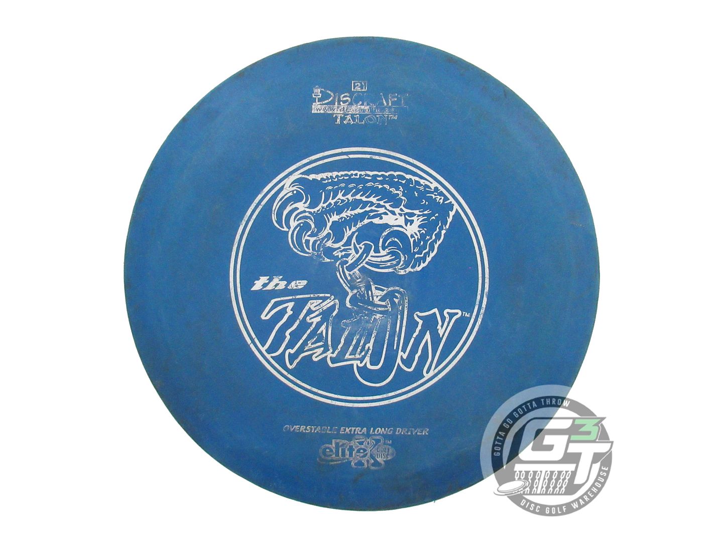USED Discraft Elite X Talon 170g Blue White Stamp Distance Driver Golf Disc