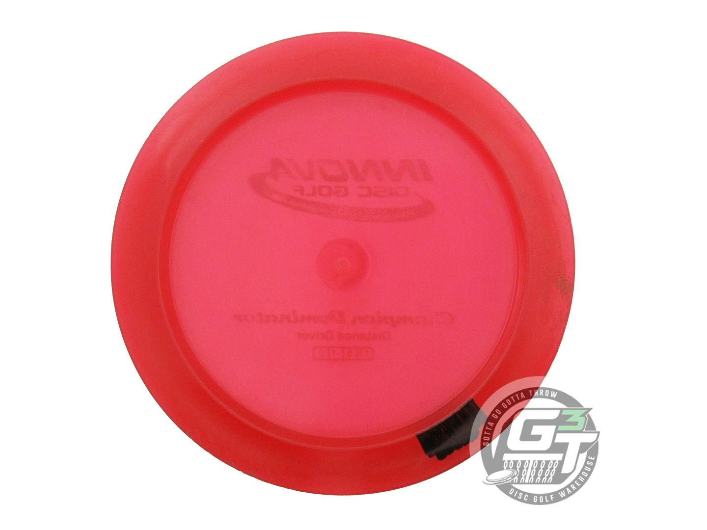 USED Innova Champion Dominator 172g Red Gold Glitter Foil Distance Driver Disc