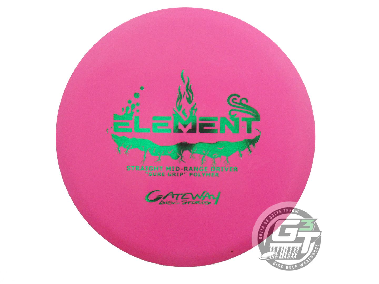 Gateway Sure Grip Element Midrange Golf Disc (Individually Listed)
