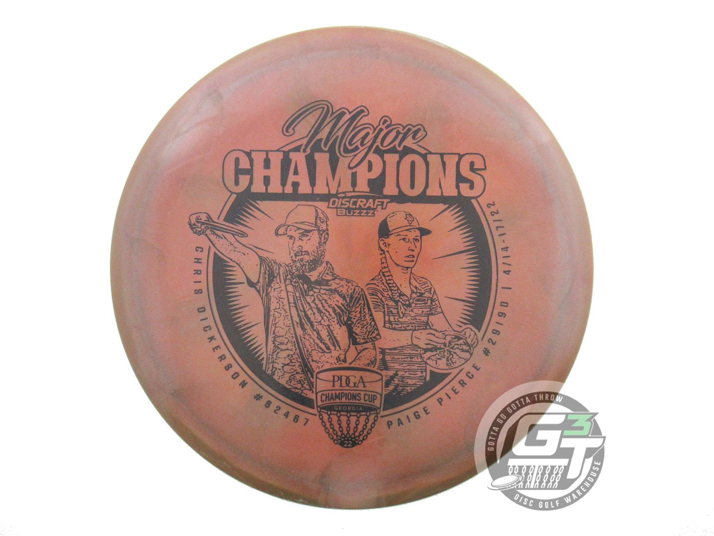 USED Discraft [PDGA] Special Blend Buzzz 178g Brown-Maroon Midrange Golf Disc