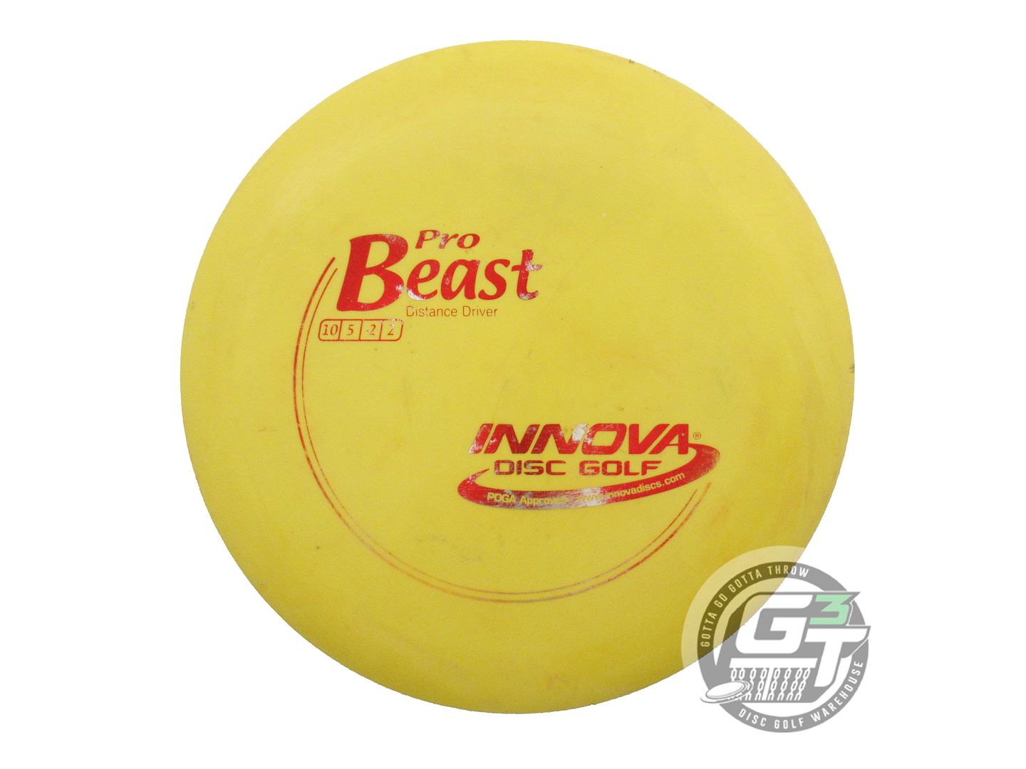 USED Innova Pro Beast 171g Yellow Red Foil Distance Driver Golf Disc