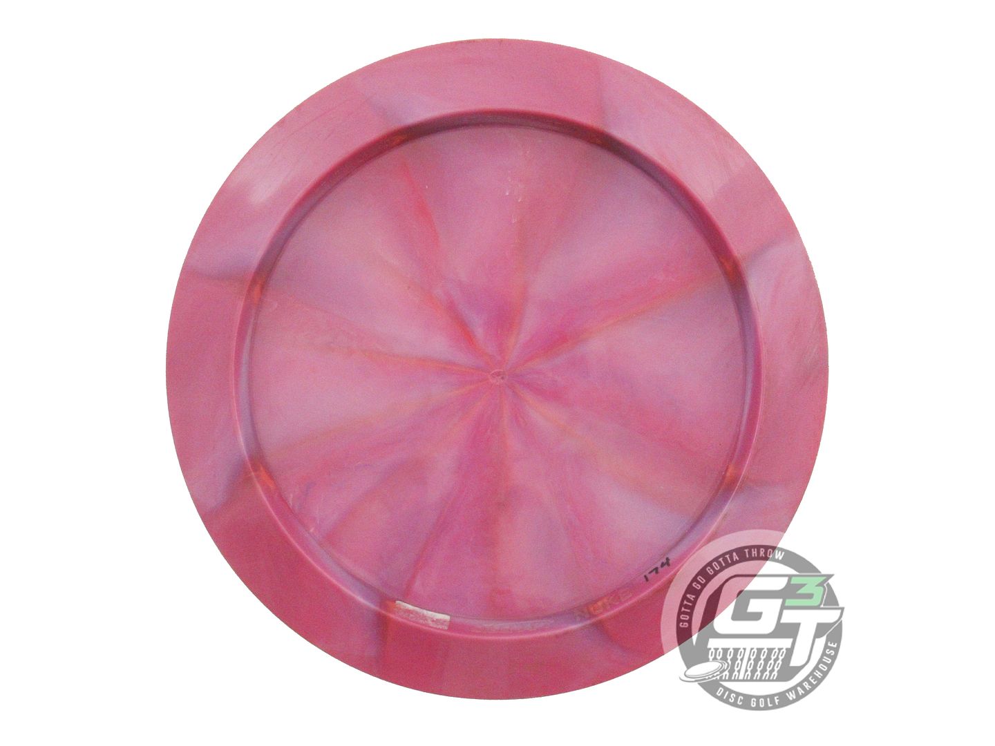 USED Discraft [LEDGESTONE] ESP Nuke 174g Magenta-Peach Driver Golf Disc
