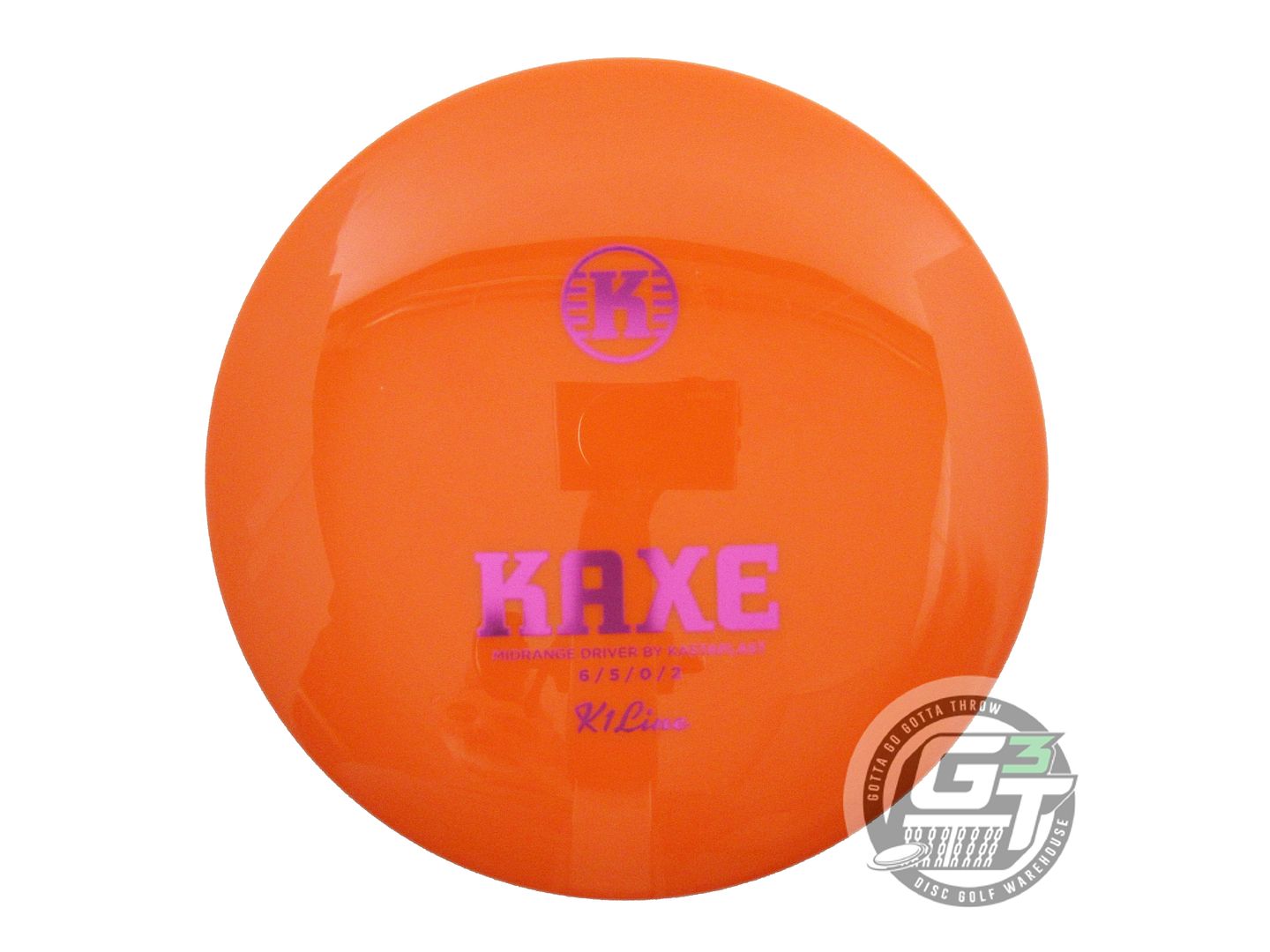 USED Kastaplast K1 Kaxe 174g Orange Magenta Foil Midrange Golf Disc