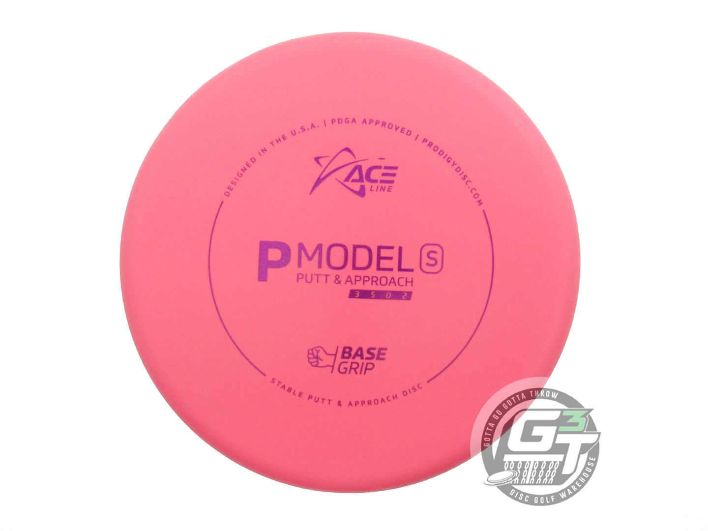 Prodigy Ace Line Base Grip P Model US Putter Golf Disc (Individually Listed)