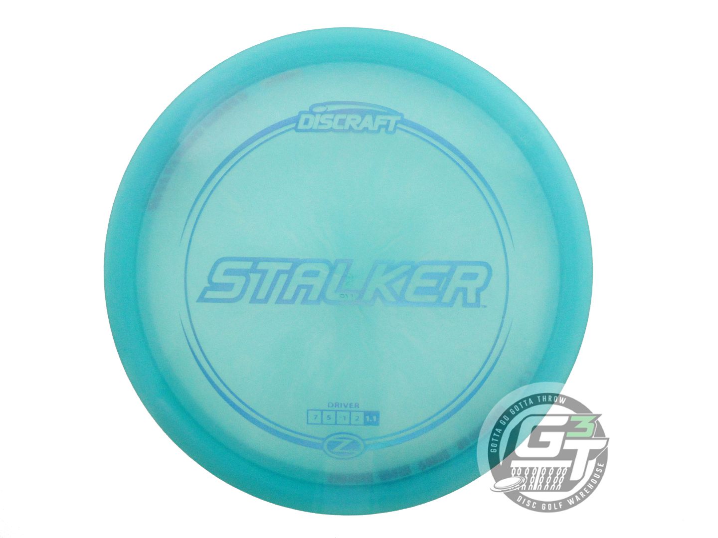 USED Discraft Z Stalker 175g Teal Blue Holo Foil Fairway Driver Golf Disc
