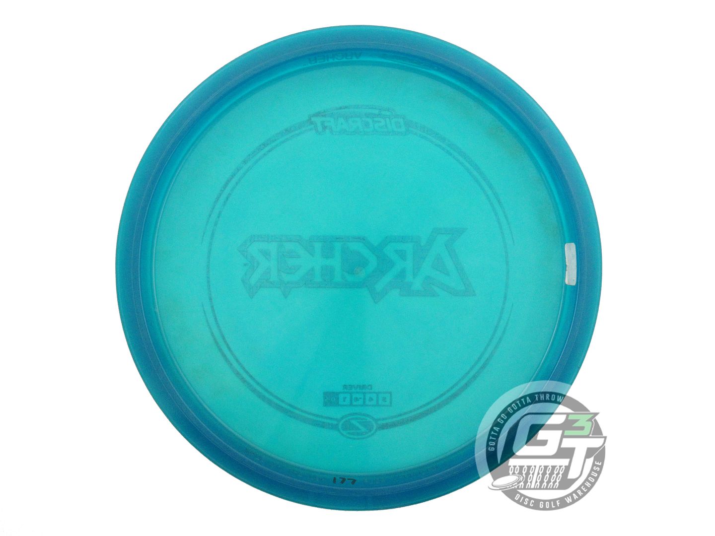 USED Discraft Z Archer 177g Blue Square Holo Foil Fairway Driver Golf Disc