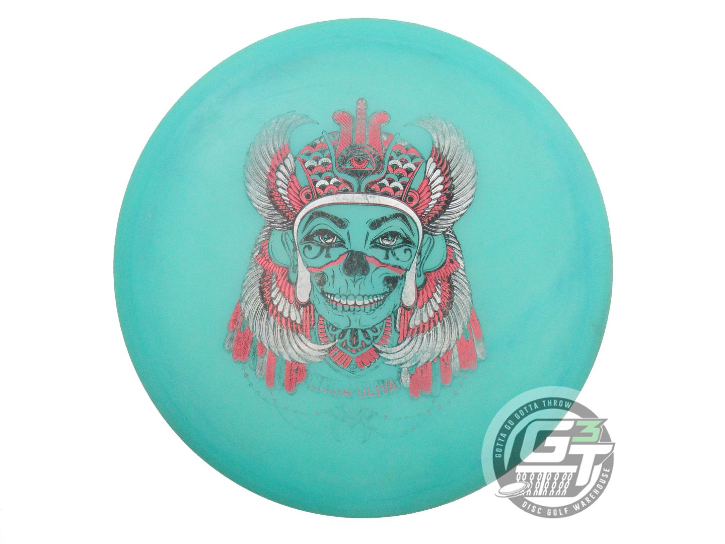 USED Infinite [OLIVA] Glow C-Blend Anubis 178g Seafoam Midrange Golf Disc