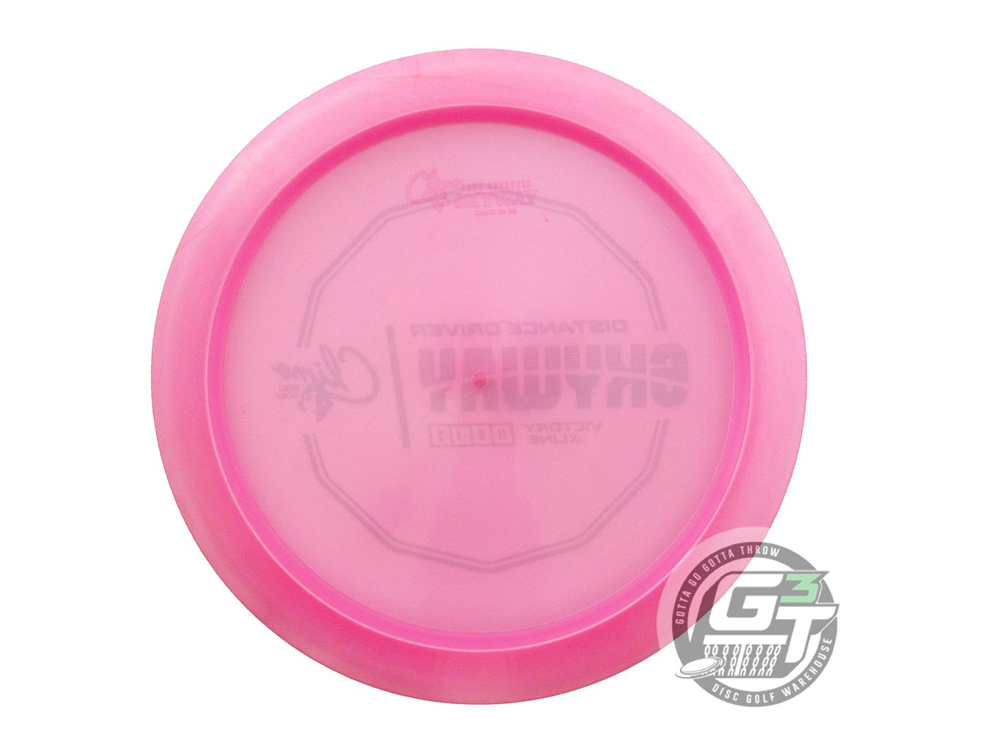 USED Climo Victory Line Skyway 169g Pink Copper Foil Distance Driver Golf Disc