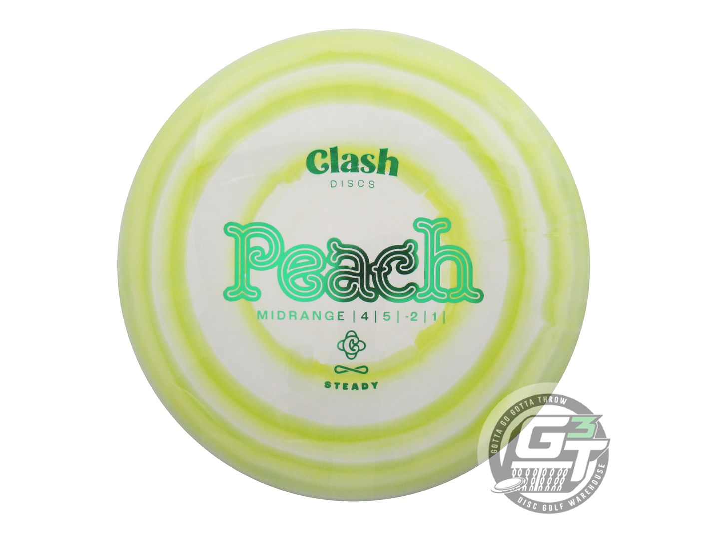 Clash Steady Ring Peach Midrange Golf Disc (Individually Listed)