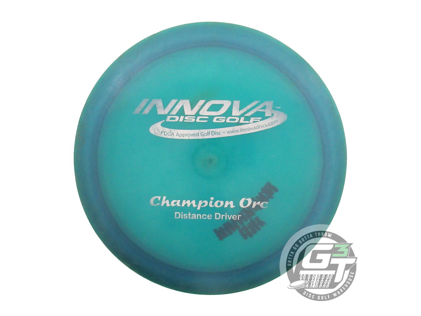 USED Innova Champion Orc 172g Blue Silver Foil Distance Driver Golf Disc