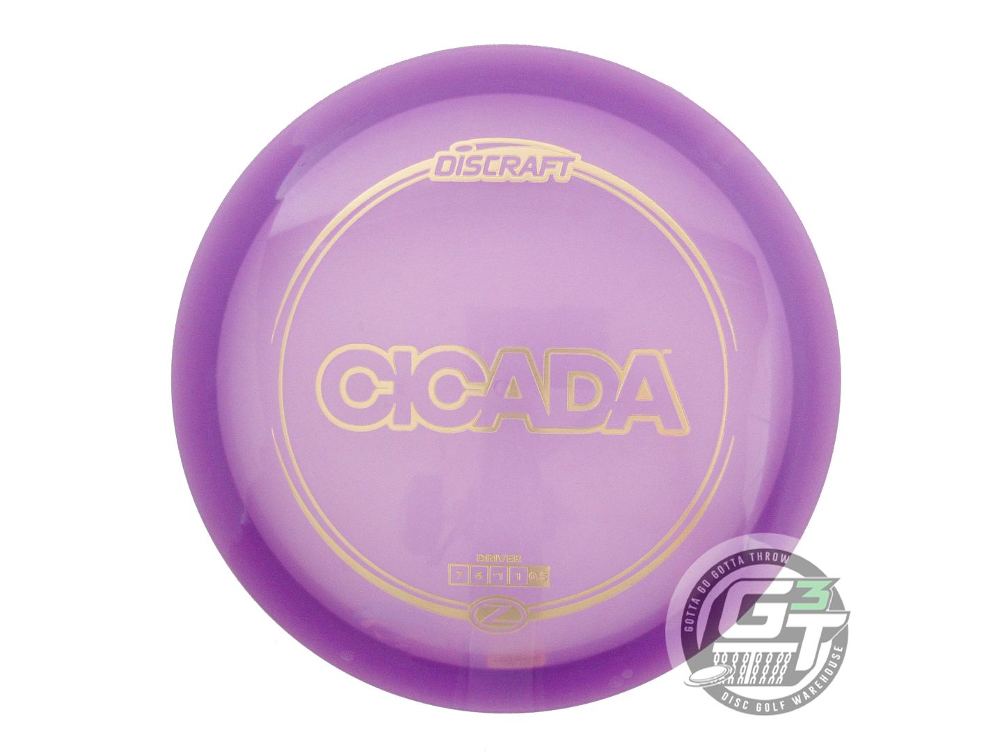 NOS Discraft Z Cicada 172g Purple Gold Stamp Fairway Driver Golf Disc