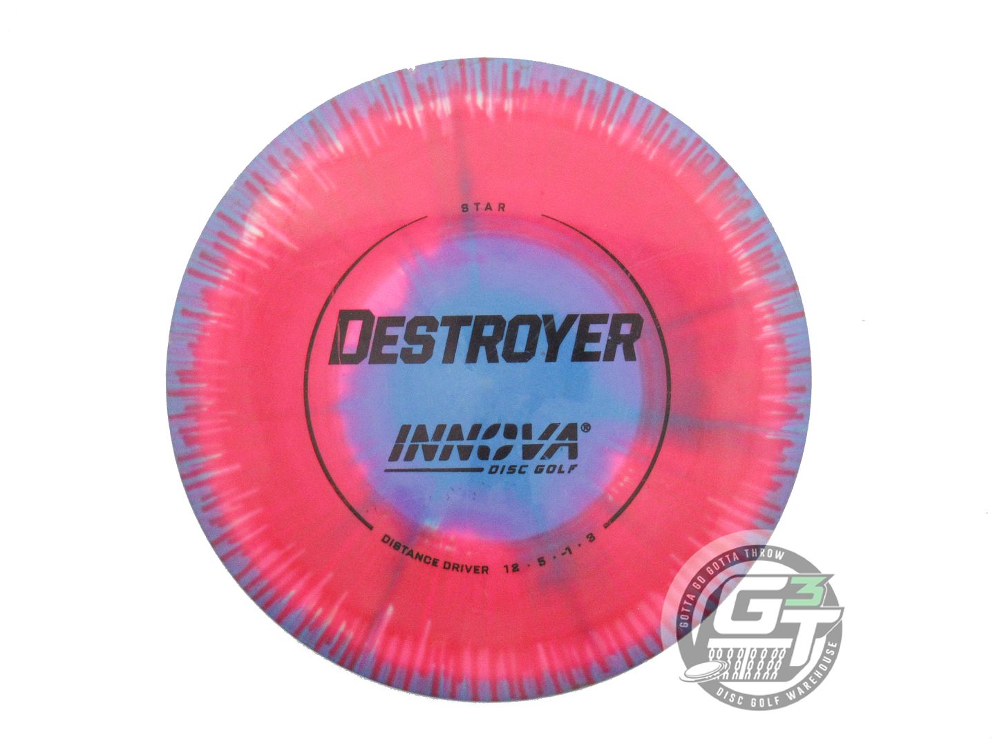 USED Innova I-DYE Star Destroyer 175g Blue Burst Distance Driver Golf Disc