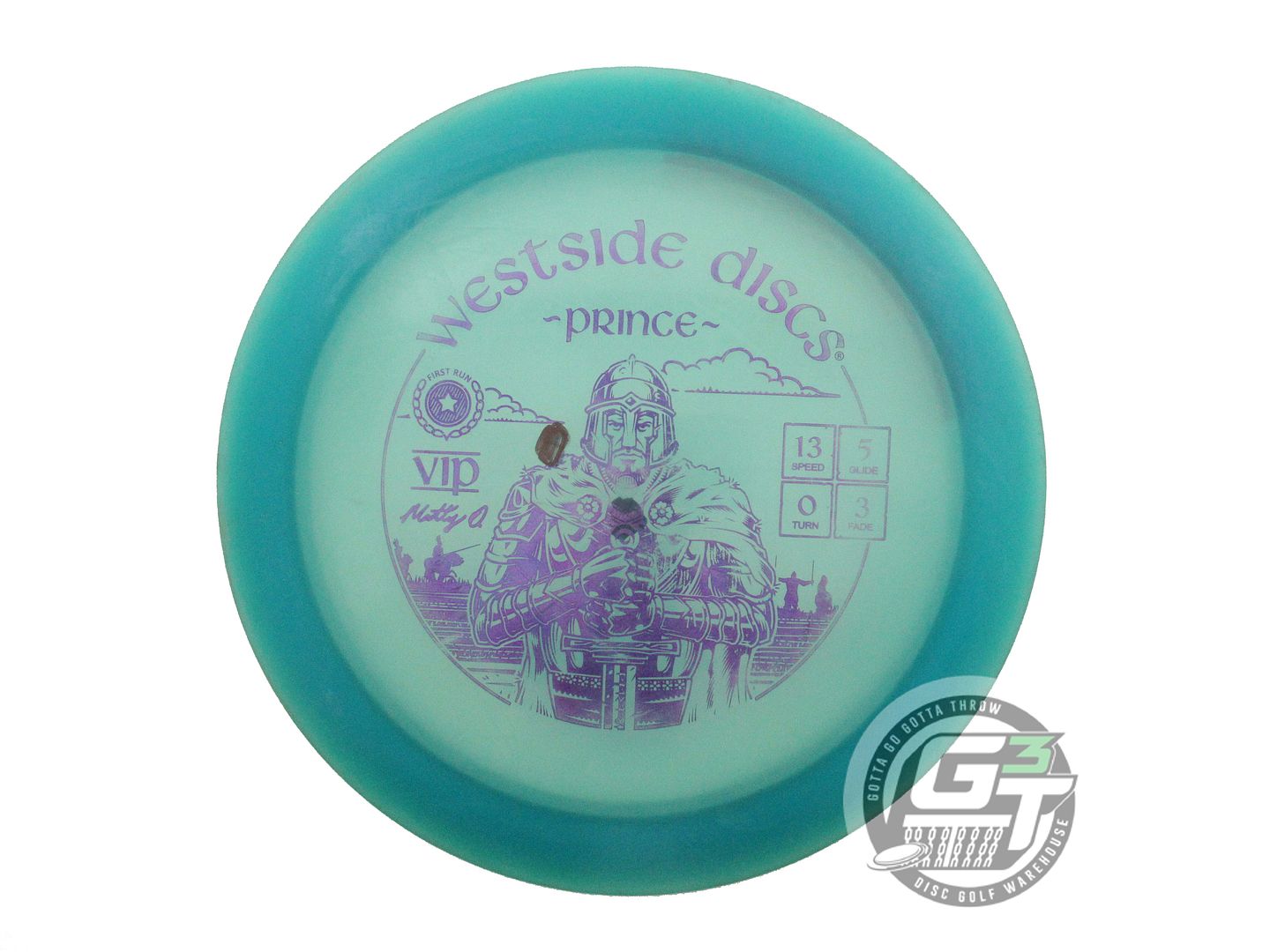 USED Westside Discs [ORUM] VIP Prince 175g Teal Purple Foil Distance Driver Disc