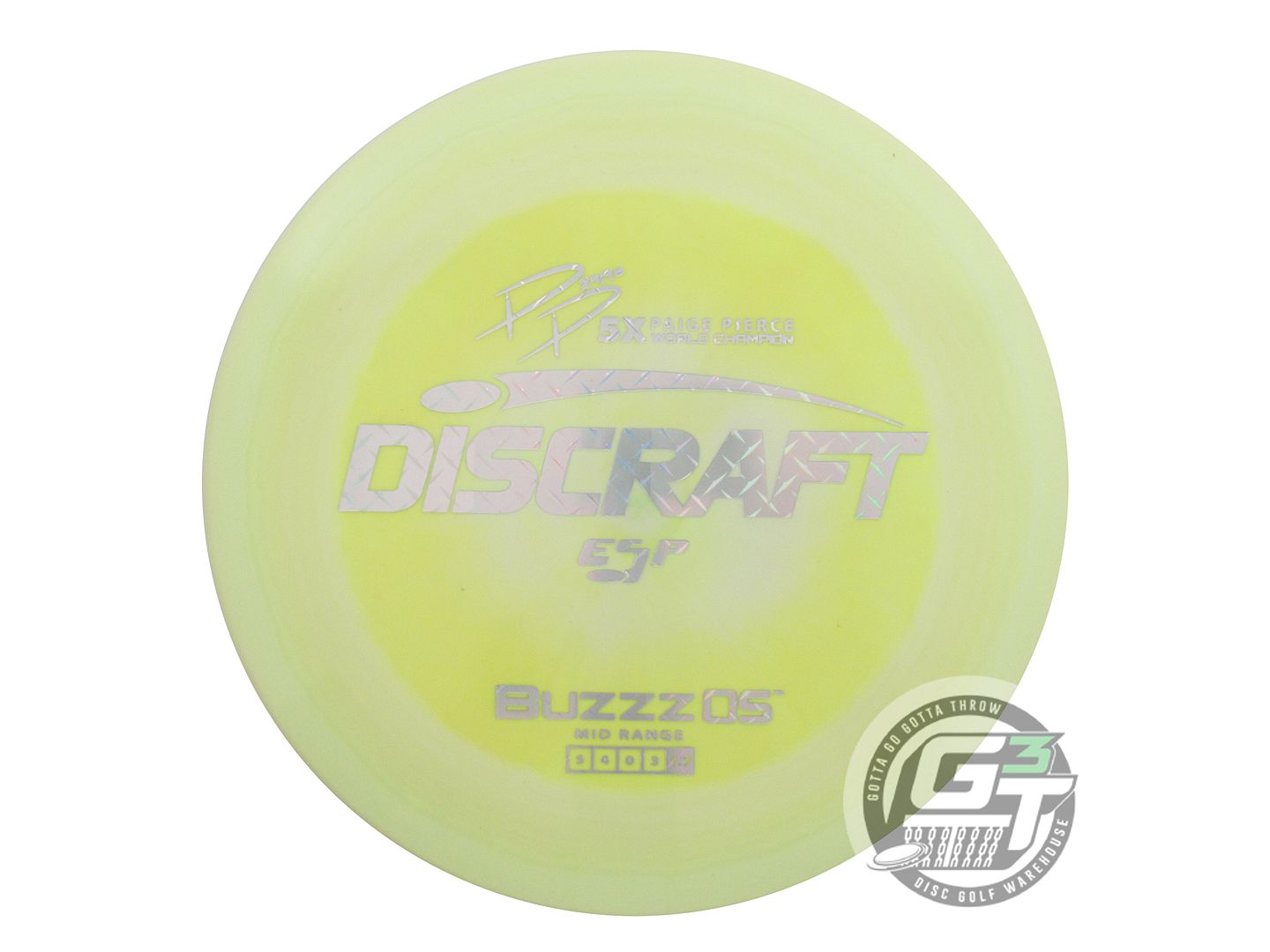 Discraft ESP Buzzz OS [Paige Pierce 5X] Midrange Golf Disc (Individually Listed)