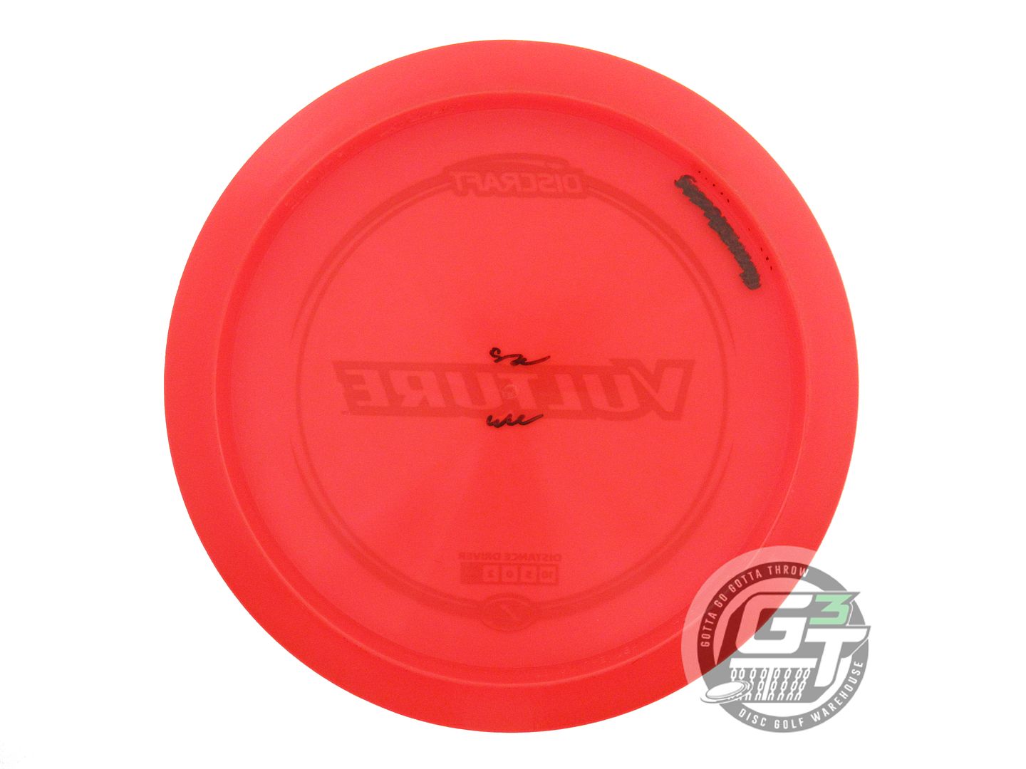 USED Discraft Z Vulture 174g Red Magenta Foil Distance Driver Golf Disc
