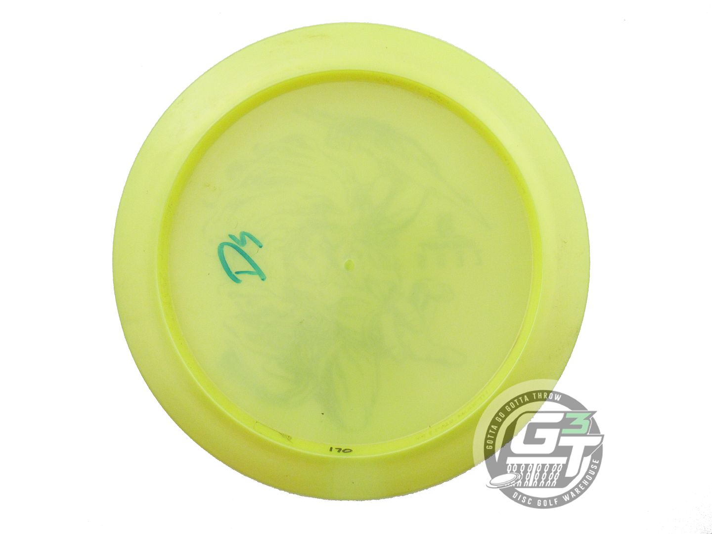 USED Discraft Big Z Zeus 170g Yellow Blue Foil Distance Driver Golf Disc