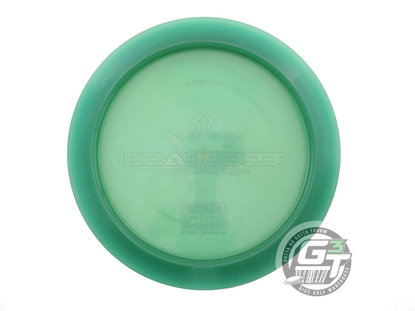 USED Dynamic Discs Lucid AIR Trespass 158g Green Teal Foil Distance Driver Disc