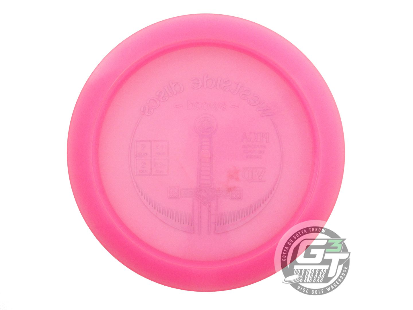 USED Westside Discs VIP Sword 171g Pink Blue Foil Distance Driver Golf Disc