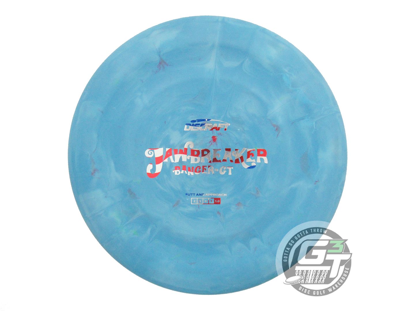 USED Discraft Jawbreaker Banger GT 174g Blue Flag Foil Putter Golf Disc