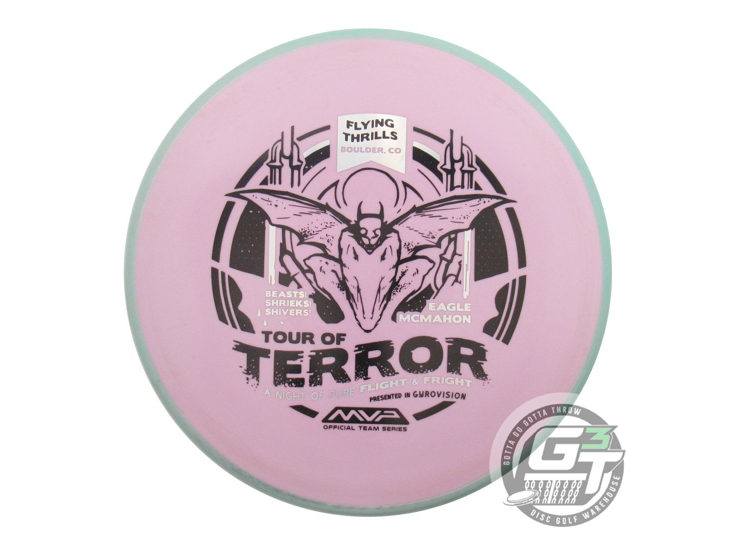USED Axiom Discs [McMAHON] Fission Pyro 178g Lilac Seafoam Rim Midrange Disc