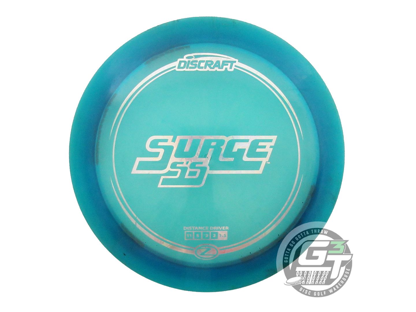 USED Discraft Z Surge SS 175g Blue Money Foil Distance Driver Golf Disc