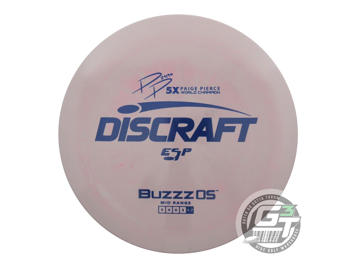 Discraft ESP Buzzz OS [Paige Pierce 5X] Midrange Golf Disc (Individually Listed)