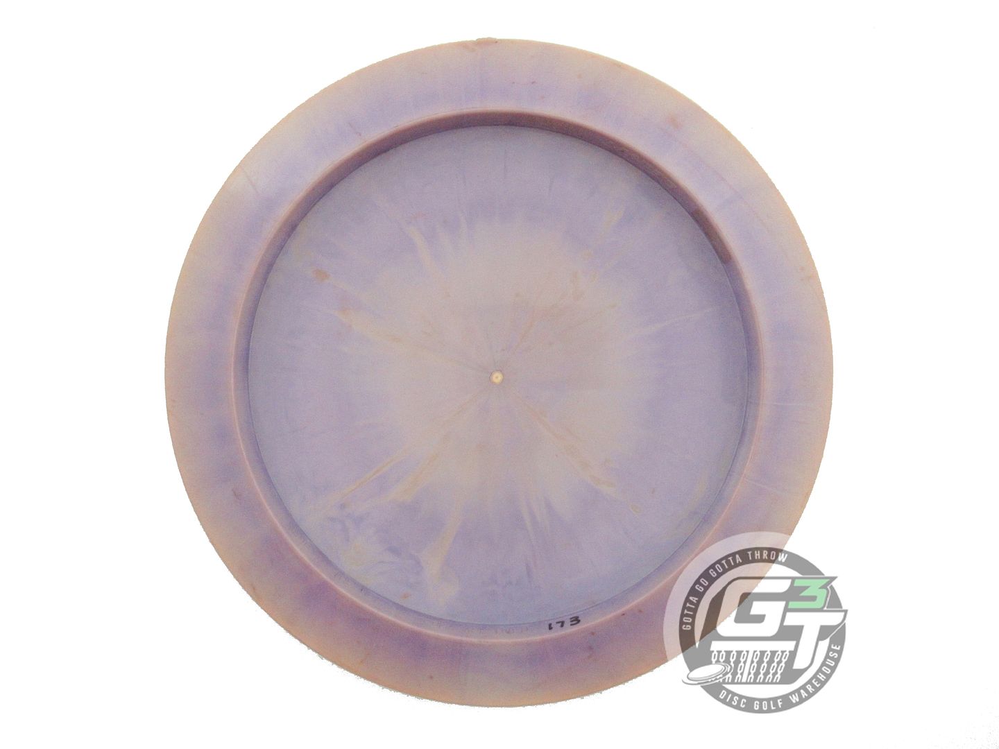 USED Discraft ESP Nuke 173g Purple-Tan HOME DYED Distance Driver Golf Disc