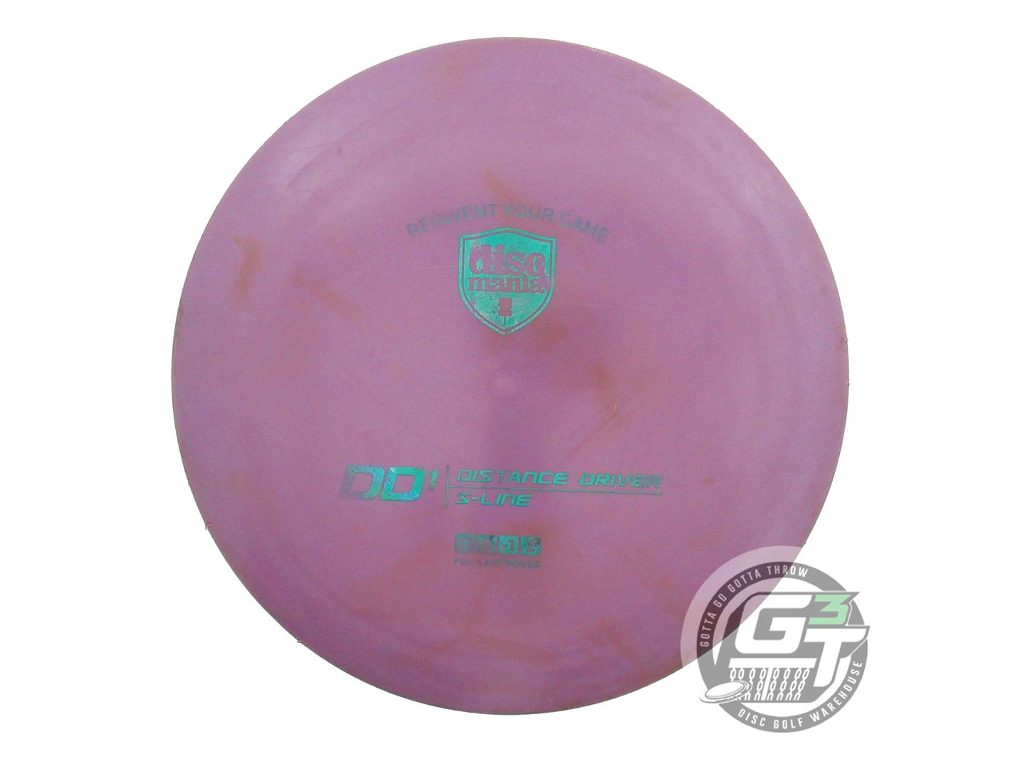 USED DiscMania S-Line DD1 173g Purple Green Foil Distance Driver Golf Disc