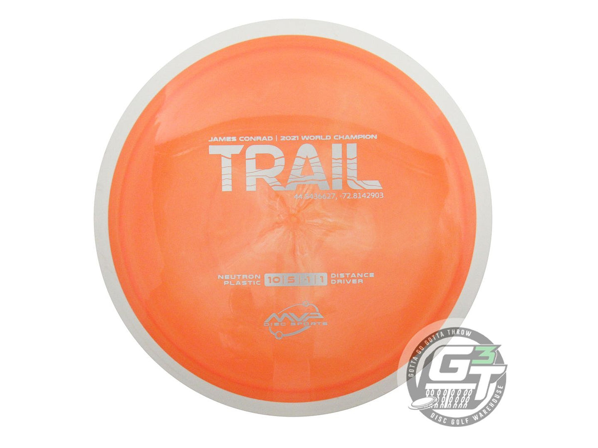 USED MVP Disc Sports Neutron Trail 172g Orange Distance Driver Golf Disc