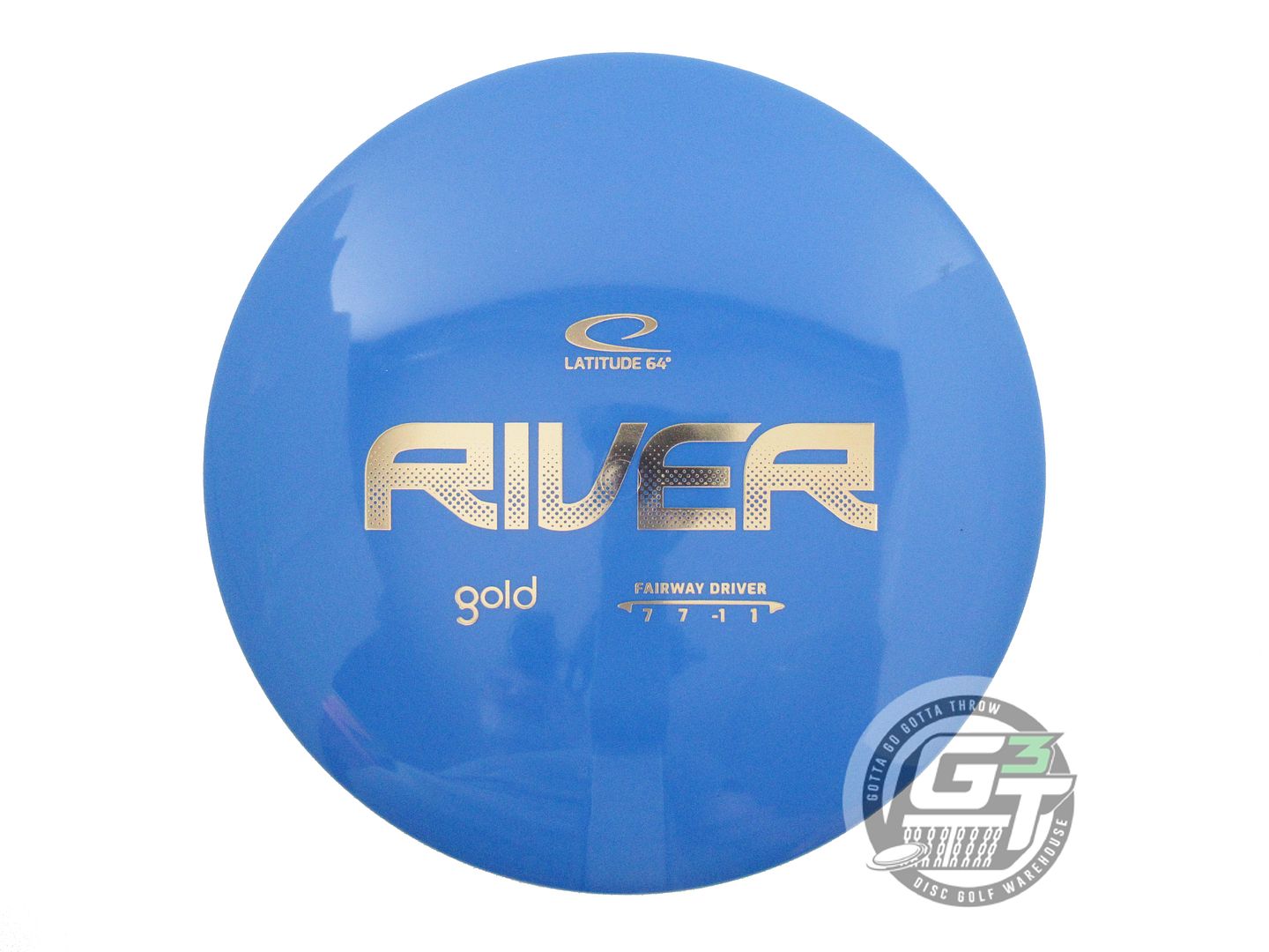 NOS Latitude 64 Gold River 169g Blue Gold Foil Fairway Driver Golf Disc