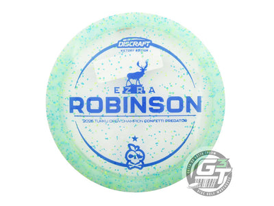 Discraft Limited Edition Victory Edition 2025 Turku Open Champion Ezra Robinson Confetti Elite Z Predator Fairway Driver Golf Disc (Individually Listed)