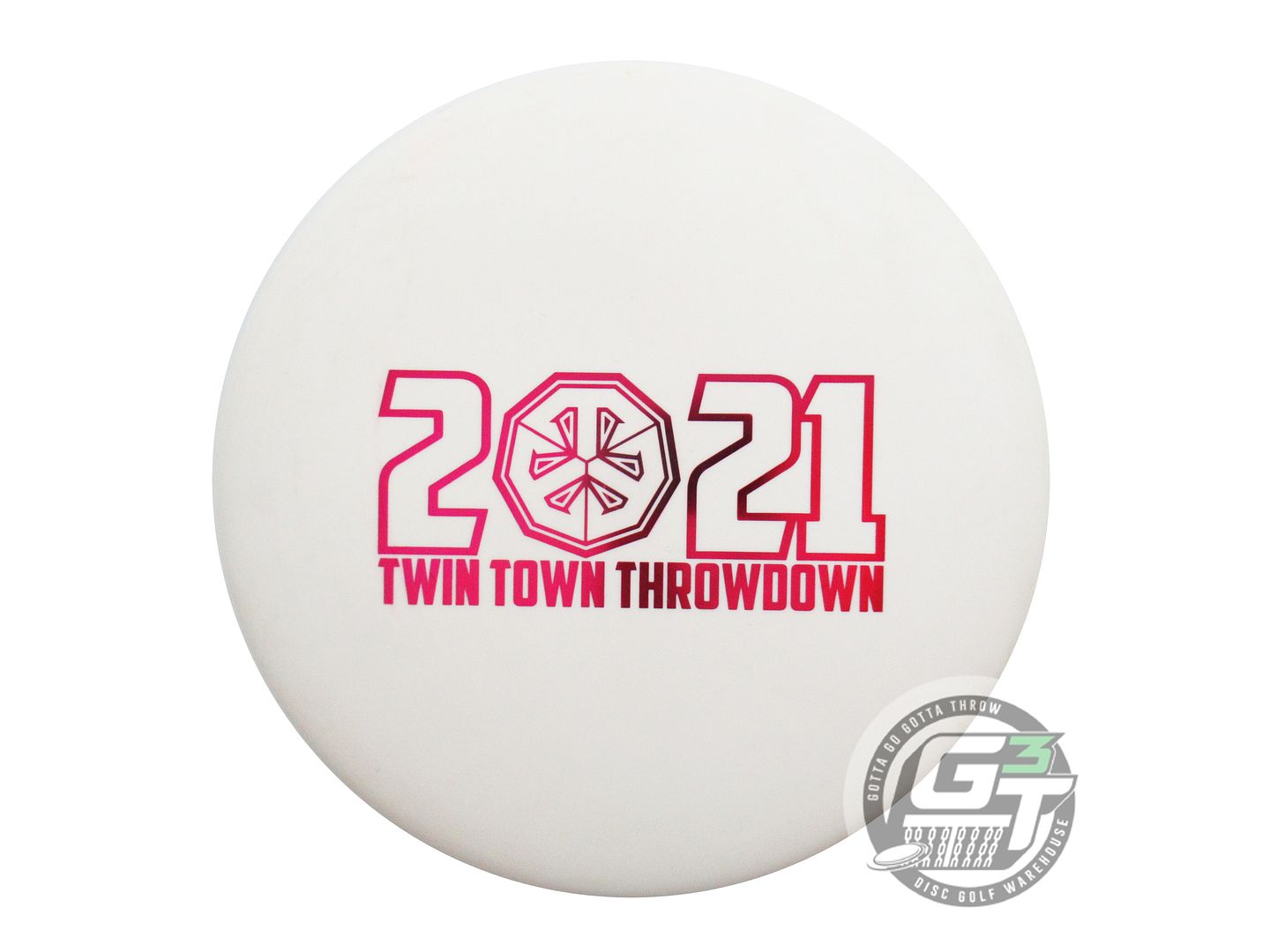 USED Dynamic Discs Classic Hard EMAC Judge 174g White Magenta Foil A Putter Disc