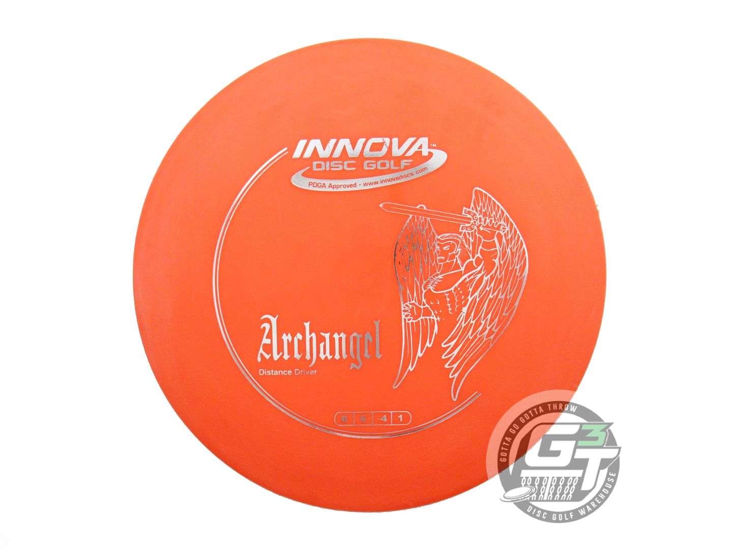 USED Innova DX Archangel 172g Orange Silver Foil Distance Driver Golf Disc