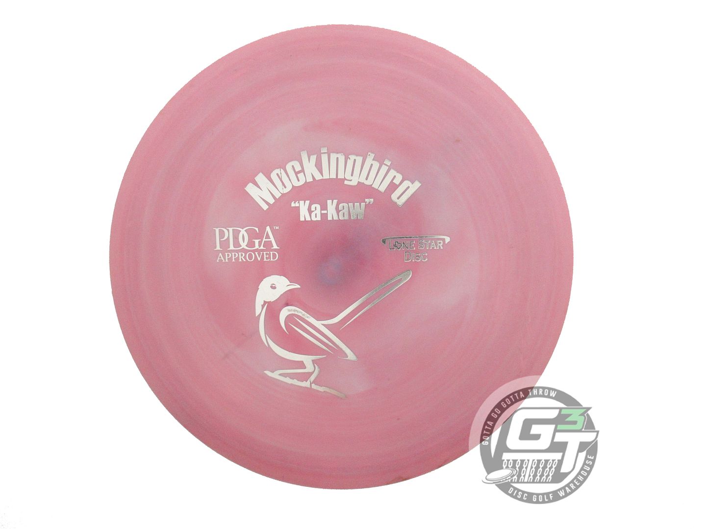 USED Lone Star [ARTIST] Lima Mockingbird 156g Pink Silver Foil Driver Golf Disc