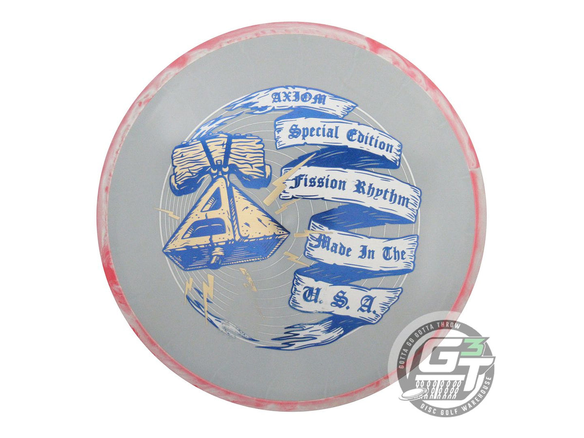 USED Axiom Discs [SE] Fission Rhythm 167g Gray Red Rim Distance Driver Golf Disc