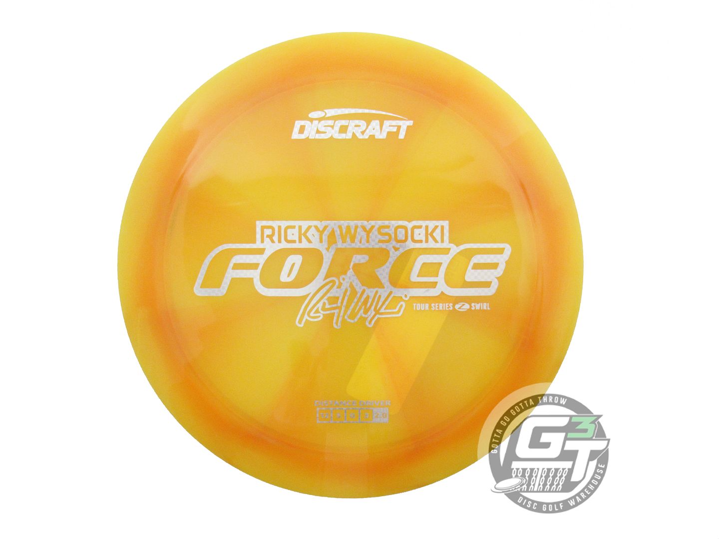 Discraft Limited Edition 2025 Tour Series Ricky Wysocki Swirl Elite Z Force Distance Driver Golf Disc (Individually Listed)