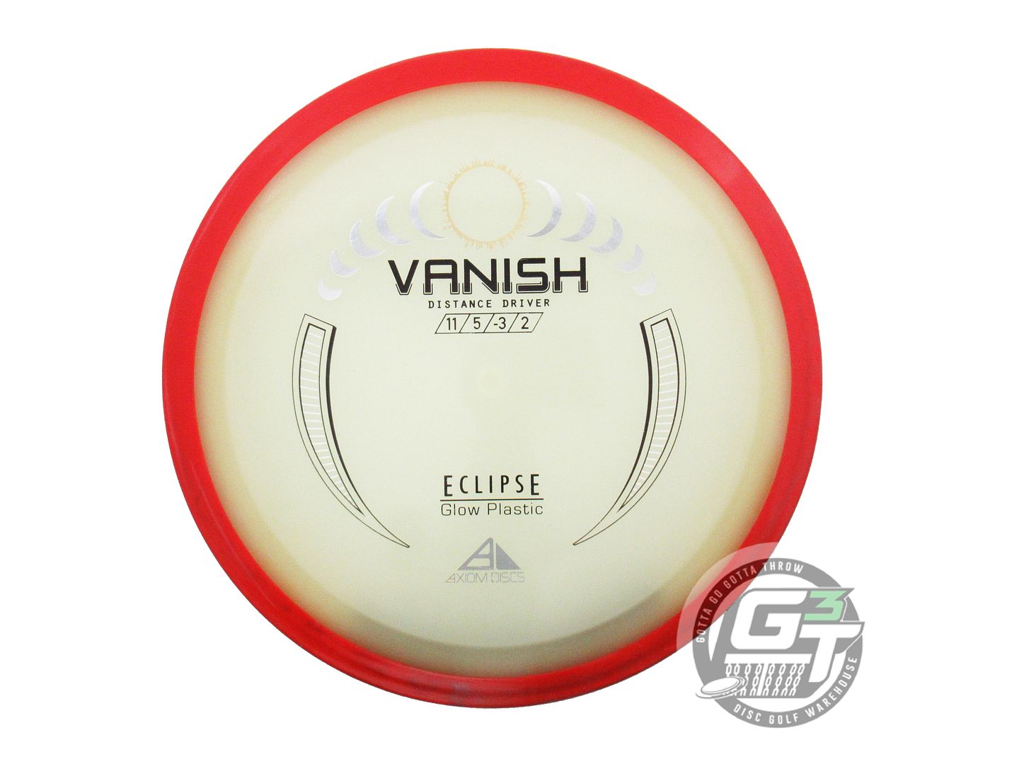 USED Axiom Discs Eclipse Proton Vanish 172g Red Rim Distance Driver Golf Disc