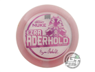 USED Discraft [ADERHOLD] Metallic Z Nuke 175g Pink Distance Driver Golf Disc