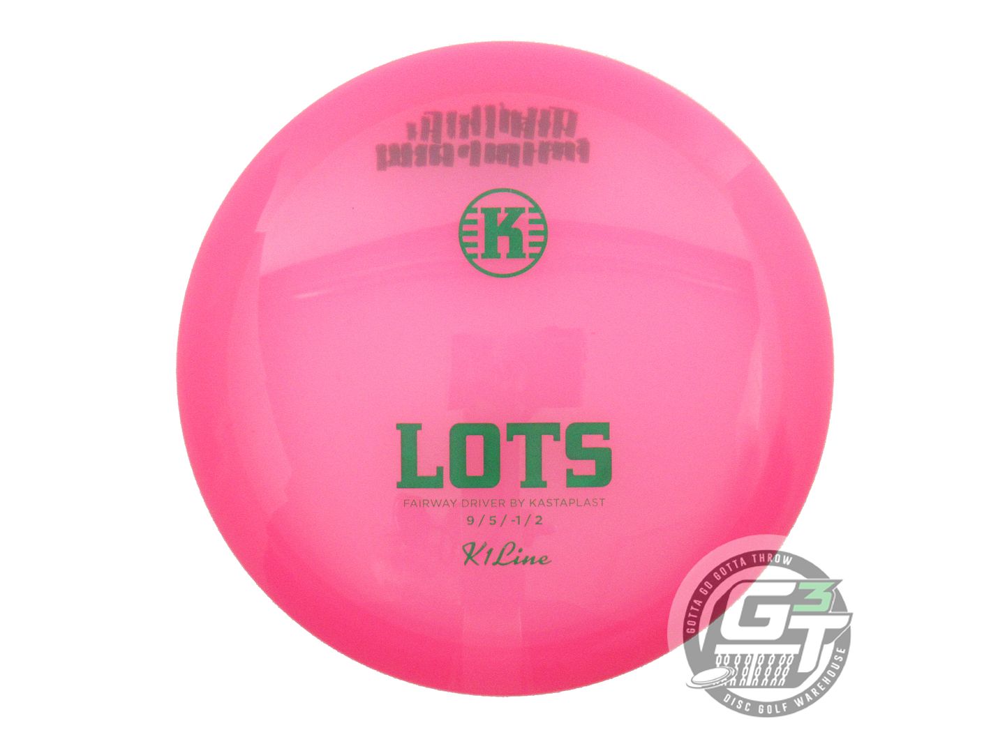USED Kastaplast K1 Lots 165g Pink Green Stamp Fairway Driver Golf Disc