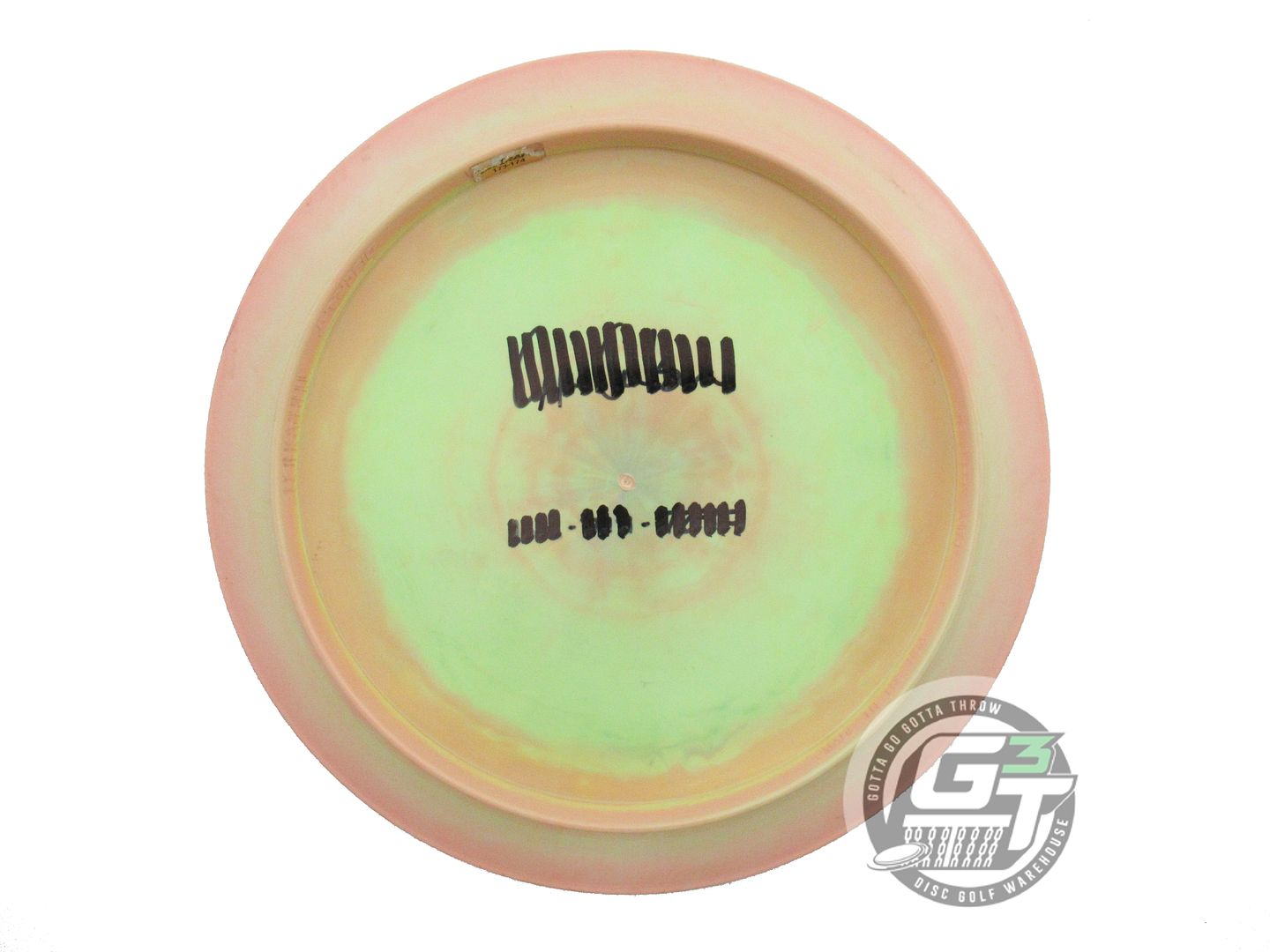 USED Discraft ESP Thrasher 175g Peach-Lime Blue Shatter Distance Driver Disc
