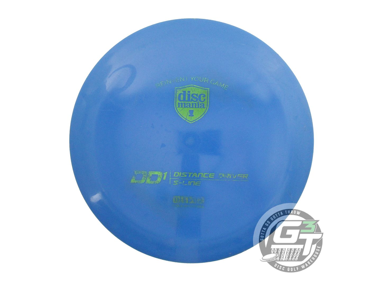 USED DiscMania S-Line DD1 174g Blue Lime Foil Distance Driver Golf Disc
