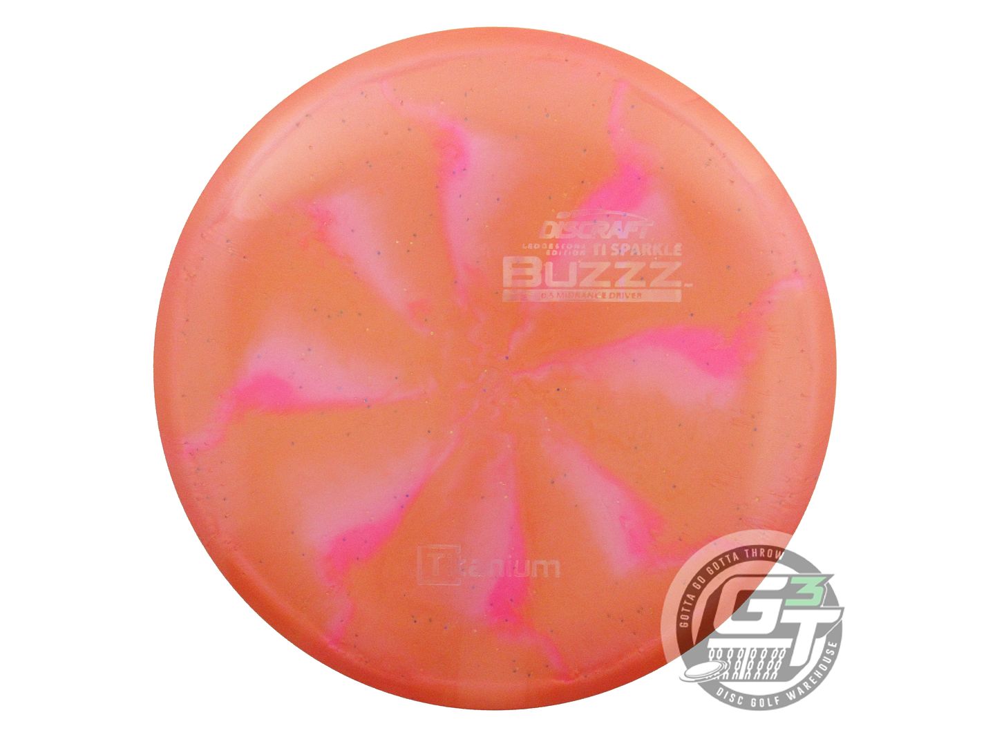 Discraft Limited Edition 2025 Ledgestone Open Sparkle Titanium Buzzz Midrange Golf Disc (Individually Listed)