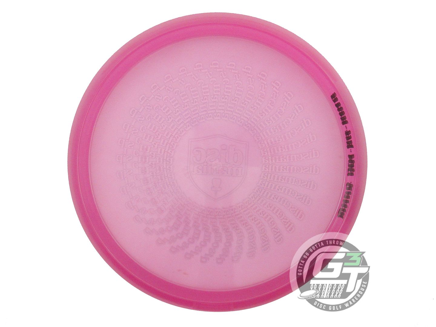 NOS DiscMania SPIRAL ZOETROPE Glow C-Line MD1 178g Pink Miami Foil Midrange Disc