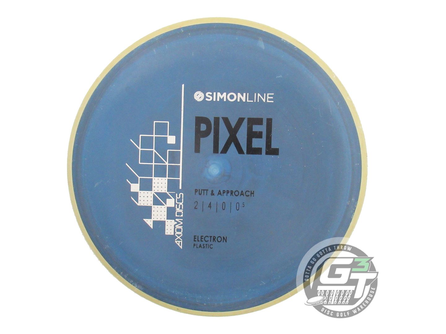 USED Axiom Discs Electron Pixel 172g Blue White Rim Putter Golf Disc
