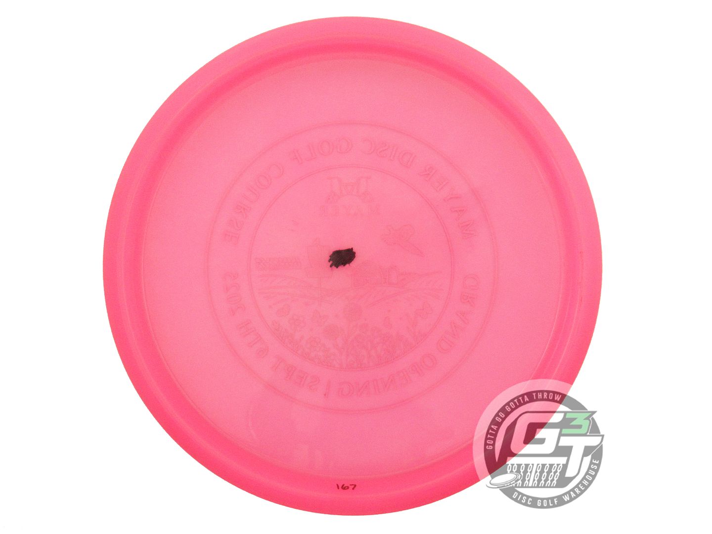 USED Innova Champion Wombat3 167g Pink Red Matrix Foil Midrange Golf Disc