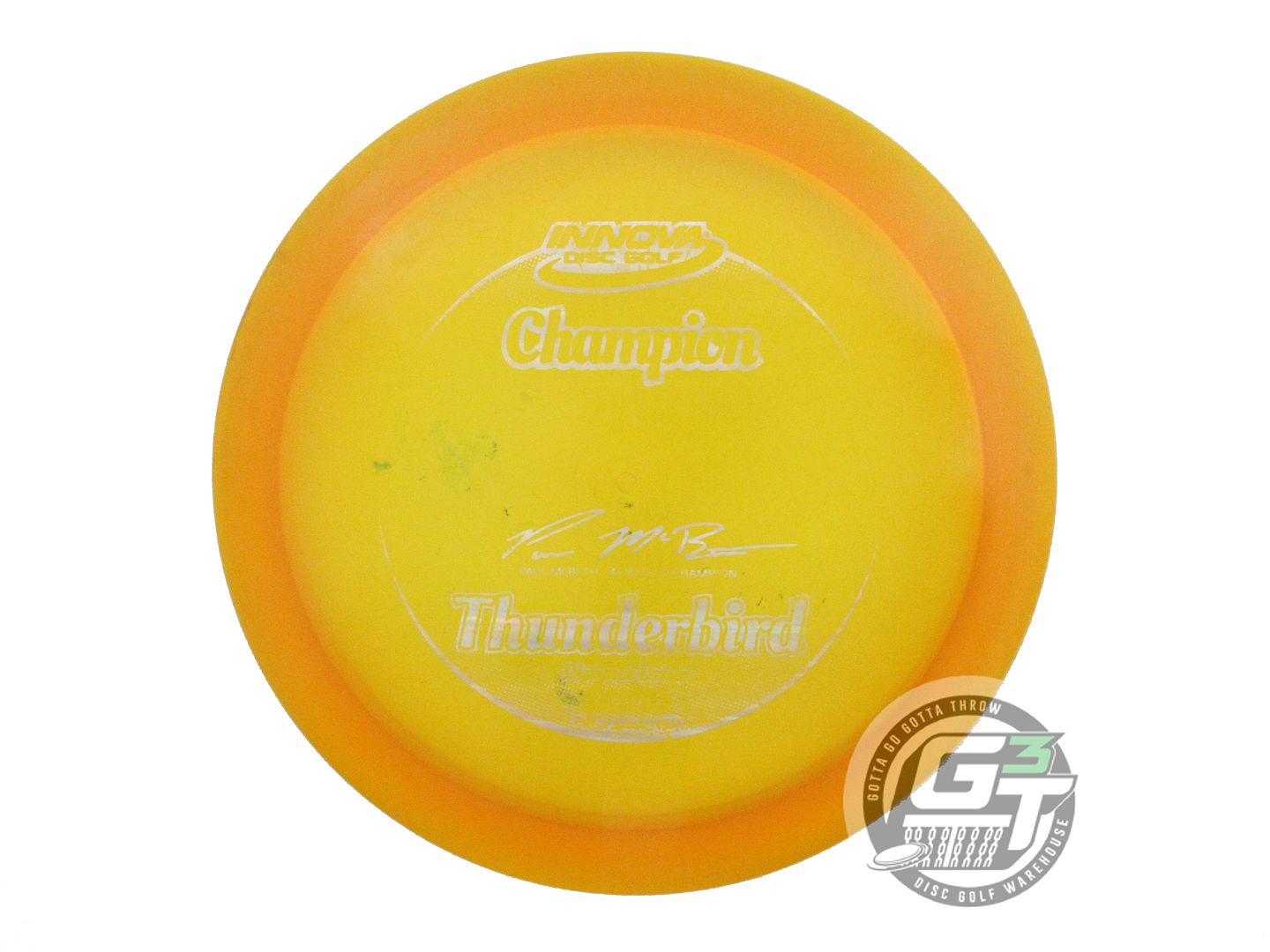 USED Innova [McBETH] Champion Thunderbird 172g Orange Silver Holo Driver Disc