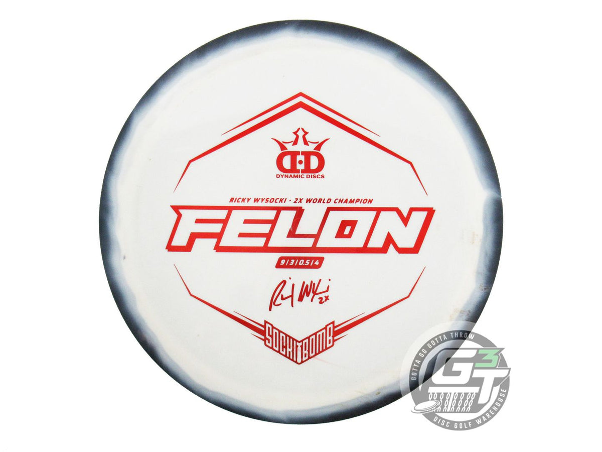 USED Dynamic Discs [WYSOCKI] Fuzion Orbit Felon 176g Black-White Driver Disc