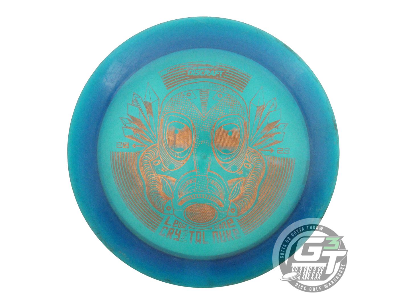 USED Discraft [LEDGESTONE] CryZtal Nuke 177g Blue Copper Foil Driver Golf Disc