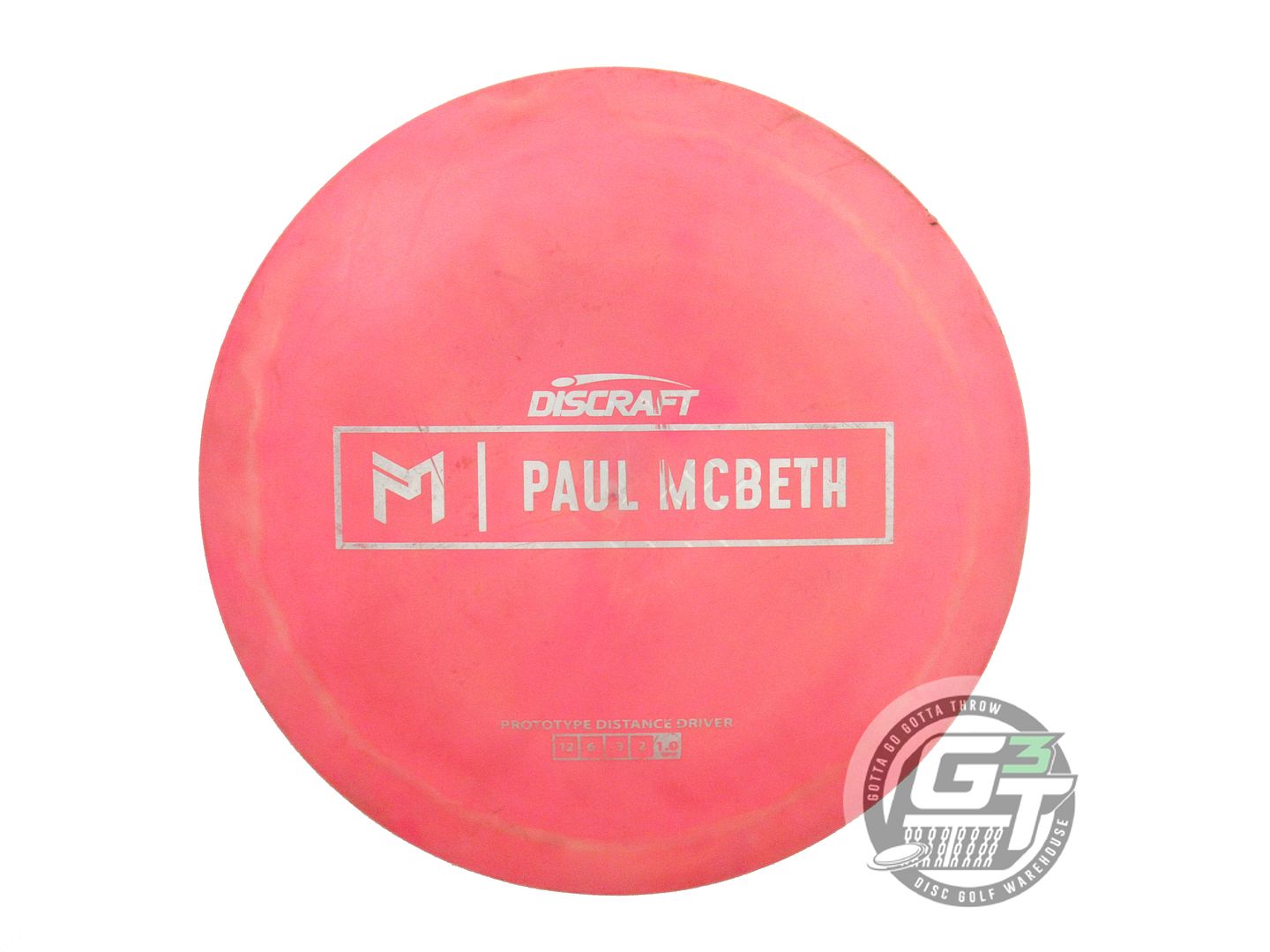 USED Discraft [McBETH] Proto ESP Hades 174g Pink Driver Golf Disc